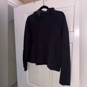 Lululemon Black Smooth Spacer Hoodie & Smooth Spacer High Rise Jogger Set Size 8